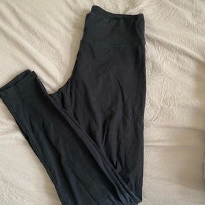 ultra high rise black leggings